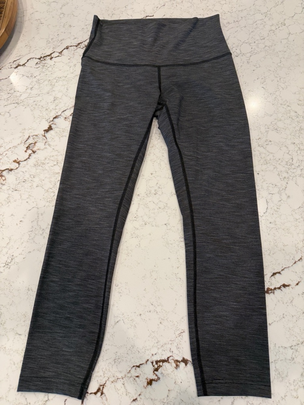 Lululemon 6 Performance Leggings - Charcoal Gray